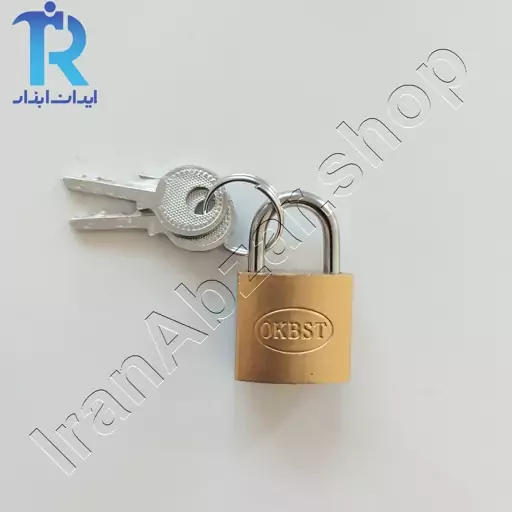 قفل آویز سایز 20 okbst کلید ساده