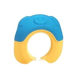 کلاه حمام کودک سیلیکونی آبی زرد