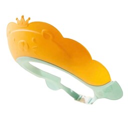 کلاه حمام کودک سیلیکونی  طرح خرس نارنجی 