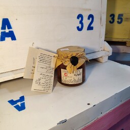 عسل کنار طبیعی و خام (ظرف شیشه ای) ارسال رایگان 