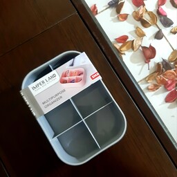 جعبه نظم دهنده ی کشو و میز آرایش سایز کوچک رنگ طوسی 6 قسمتی پر کاربرد و زیبا 