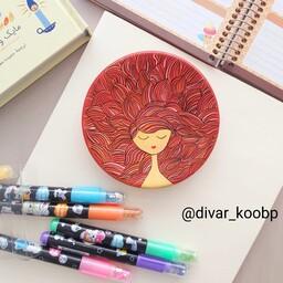 دیوارکوب گوگولی هدیه کادو روباه قرمز پاییزی دخترونه باکس تابلو دکور  نقاشی کاردست خاص تودل برو 