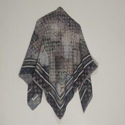 روسری نخی قواره بزرگ- دوردوز - با کیفیت عالی - طرح مروارید- چند رنگ - کد (31)