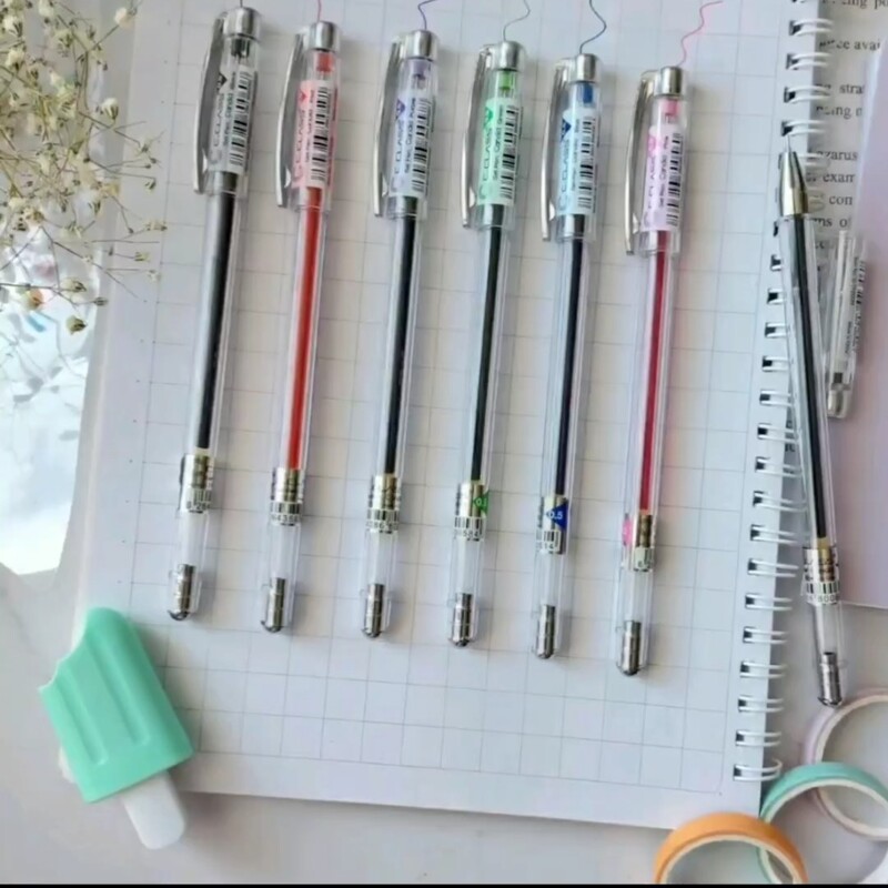 خودکار ژل پن سی کلاس در 6 رنگ