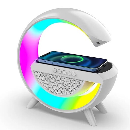 اسپیکر و شارژر وایرلس مدل RGB BT2301 ا -Bluetooth Speaker Led Smart Atmosphere L