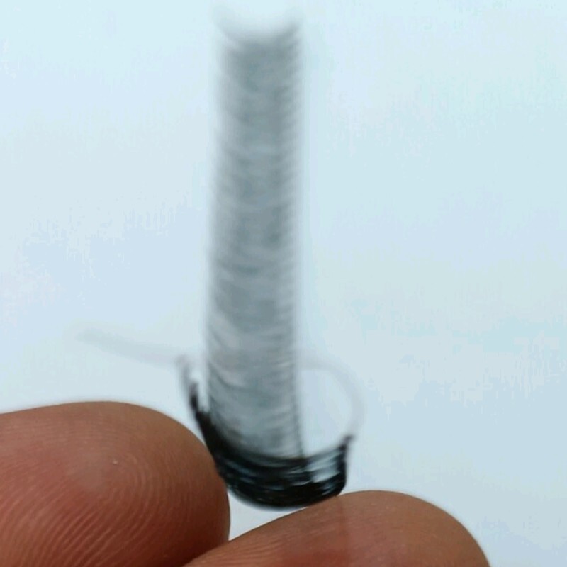 مژه ریسه ای سایز 10 ابریشمی مژه مصنوعی ریلی سه بعدی انواع مژه فیشر کینگ کایلی چسب  مژه هیدن چسب کاشت موقت موژه موجوده 