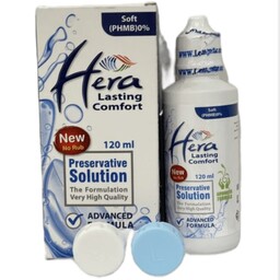 مایع شستشوی و نگهدارنده لنز هرا Hera Preservative Solution 120ml