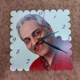 ساعت دیواری چوبی با چاپ عکس های دلخواه شما سفارشی 