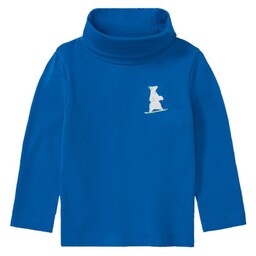  بلوز یقه اسکی پسرانه خرسی آبی  برند لوپیلو آلمان 6 تا 8 سال پوشاک کودک نیکا( ارسال رایگان )