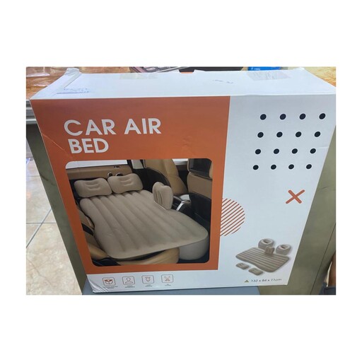 تشک بادی خودرو Car air bed همراه با پمپ بادوچسپ ترمیم و رویه مخمل