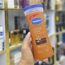 لوسیون بدن کاکائو وازلین  Vaseline Cocoa Glow حجم 400 میل