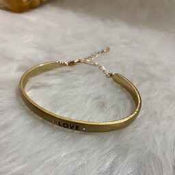 دستبند LOVE استیل طلا آبکاری شده