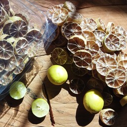 اسلایس لیمو خشک 150 گرمی امسالی خانگی کیفیت بالا میوه خشک ارس