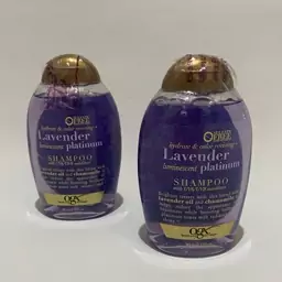 شامپو لاوندر مراقبت از موهای پلاتینه او جی ایکس Ogx Lavender Platinum حجم 385 می