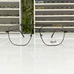 فریم عینک طبی فلزی رنگ قهوه ای تیره مارک و بسیار باکیفیت و سبک با طراحی 2پل در عینک کاسپین بوشهر 