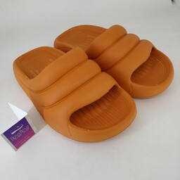 دمپایی زنانه نرم طرح موج رنگ نارنجی سایز 37 تا 40