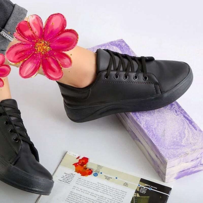  کفش کتونی ونس  زنانه دخترانه جدید در دو رنگ سبک و راحت با کیفیت 