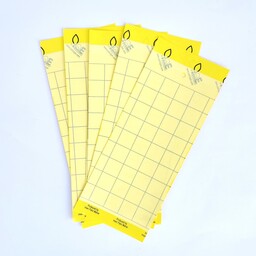 کارت (چسب) زرد جذب کننده حشرات پالیز بسته 5 عددی