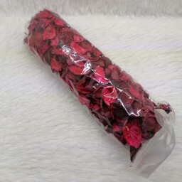 گل خشک تزئینی رنگ قرمز ، لطفاً قبل از ثبت سفارش موجودی بگیرید 