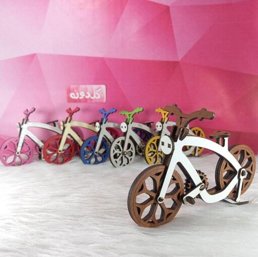 دوچرخه چوبی دکوری-یک عدد-ماکت دوچرخه-دوچرخه کوچک-دوچرخه اسباب بازی - ماکت گلدونه
