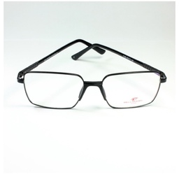 فریم عینک طبی مردانه کلاسیک فلزی مشکی 7138