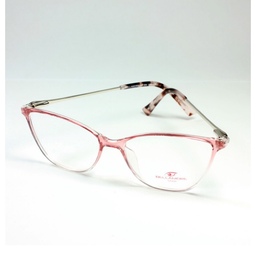 فریم عینک طبی زنانه شیشه ای صورتی 861