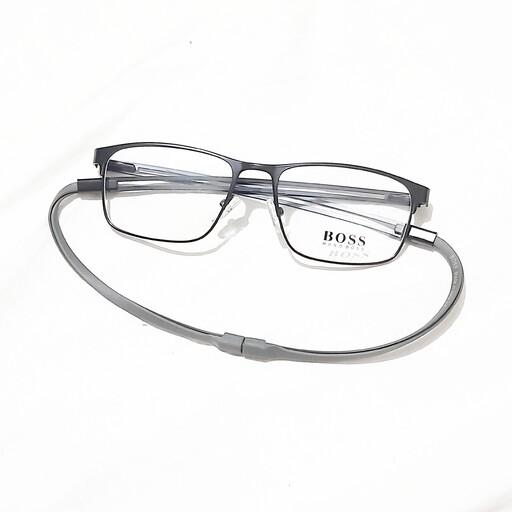عینک طبی با کیفیت بالا عینک مگنتی با قابلیت ساخت انواع عدسی طبی نمره دار عینک بند دار  مناسب آقایان و بانوان 
