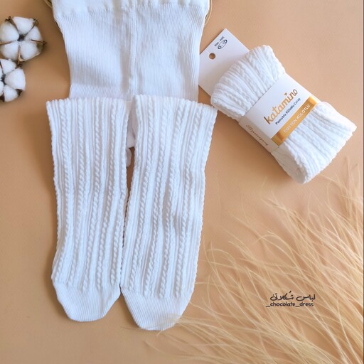 جوراب شلواری نوزادی و دخترانه مناسب 6ماه تا 2 سال 