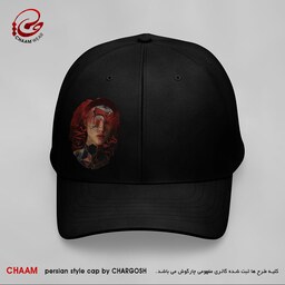 کلاه کپ هنری مردانه با طرح تا پرده ز رخ برنکنی هیچ نبینم برند چام 6233