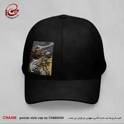 کلاه کپ هنری مردانه با طرح ای هیچ برای هیچ بر هیچ مپیچ برند چام 2943