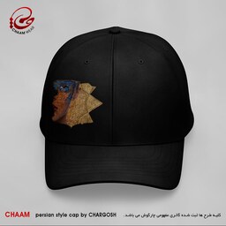کلاه کپ هنری زنانه با طرح نیمرخ روی تو برند چام 2585