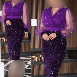 لباس مجلسی مدل پارامین  لباس مجلسی زنانه پیراهن مجلسی دخترانه 