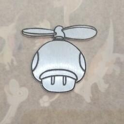 پلاک سوپر ماریو Super Mario ( نماد بازی قارچ خور ) 29 قارچ پرنده  propeller mushroom آلومینیومی