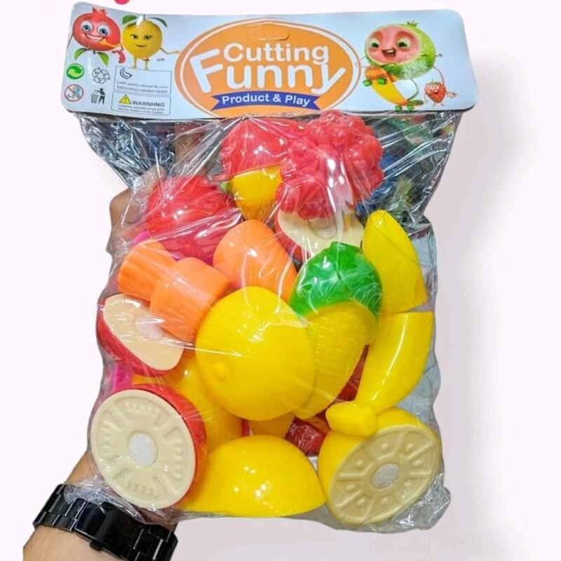 میوه برشی ست میوه پیتزا پلاستیکی میوه پلاستیکی خارجی چسبی