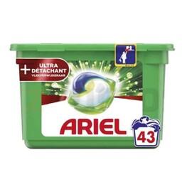 قرص ماشین لباسشویی ایتالیایی آریل Ariel All In 1  Ultra Detachant بسته 43 عددی