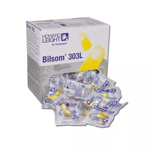 گوش گیر اسفنجی هاوارد لایت مدل بیلسوم Bilsom 303 بسته 50 جفتی