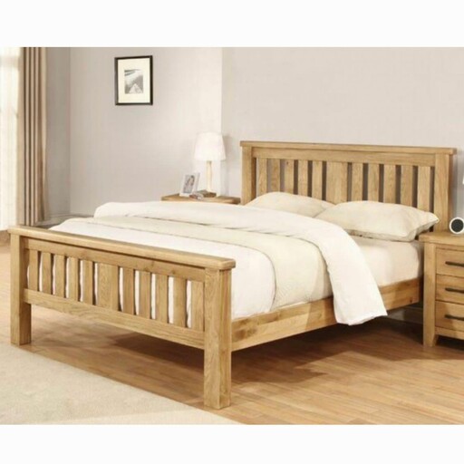 تخت خواب تمام چوب دو نفره  160-200