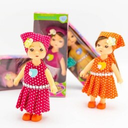عروسک دخترانه جعبه ای سوفیا مدل مفصلی قابلیت حرکت دست و پا