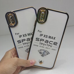 گارد space شفاف دور رنگی مناسب آیفون XS MAX