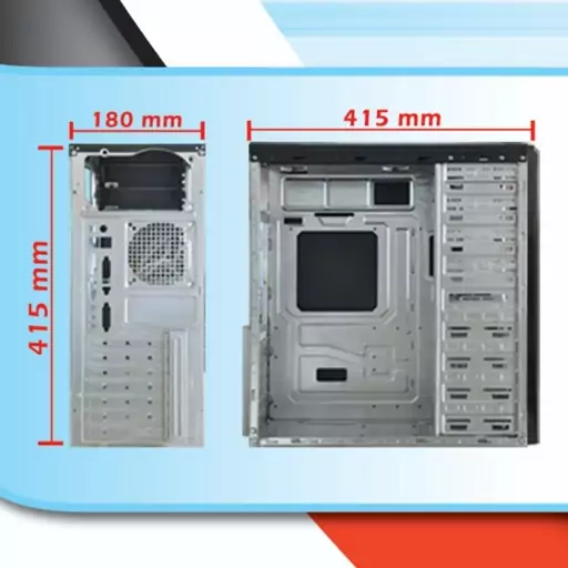 کیس خالی کامپیوتر  Case PALM Z839  پالم سری zمدل 839خالی فاقد قطعات-نو آماده مونتاژ قطعات