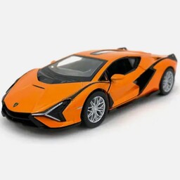 ماشین فلزی لامبورگینی سیان کینسمارت Lamborghini Sian kinsmartرنگ نارنجی