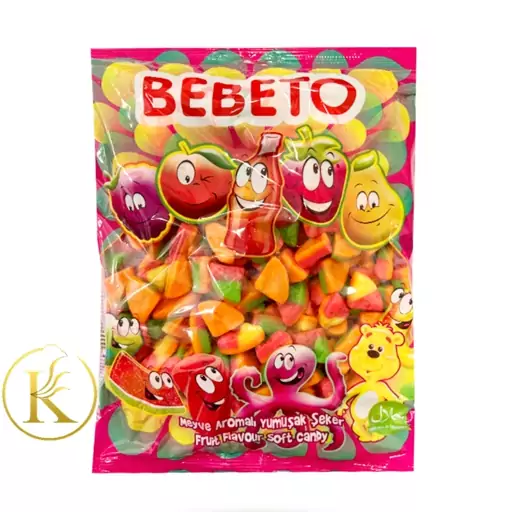 پاستیل کیلویی ببتو مدل پیتزا ( یک کیلوگرم ) bebeto

