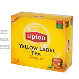 چای کیسه ای لیپتون LIPTON با طعم ساده 100 عددی