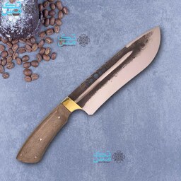 چاقو کمپینگ و طبیعتگردی دسته چوبی استاد سرابی با غلاف 022