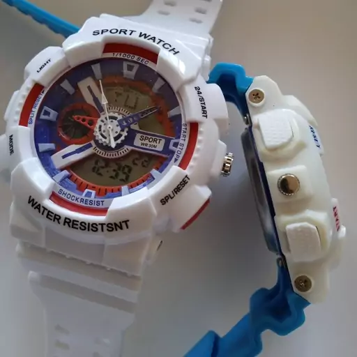 ساعت جی شاک جیشاک G-SHOCK دوموتوره دوزمانه اسپرت ضدآب موتور ژاپن