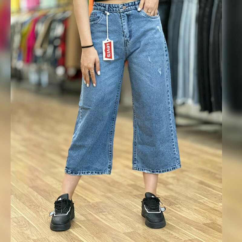 شلوار جین زنانه بگ قد 90 شلوار جین بگ قد 90 شلوار بگ سایز 36 تا 46 بارسال رایگان 