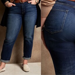 سایز بزرگ شلوار جین مام استایل کشی راحت 46 تا 66 قد 100