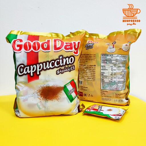 پودر کاپوچینو Good day بسته بندی 30 عددی اورجینال ساخت اندونزی 
