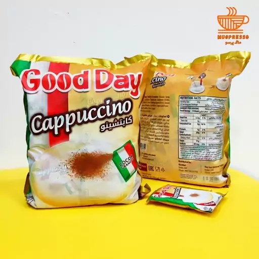 پودر کاپوچینو Good day بسته بندی 30 عددی اورجینال ساخت اندونزی 