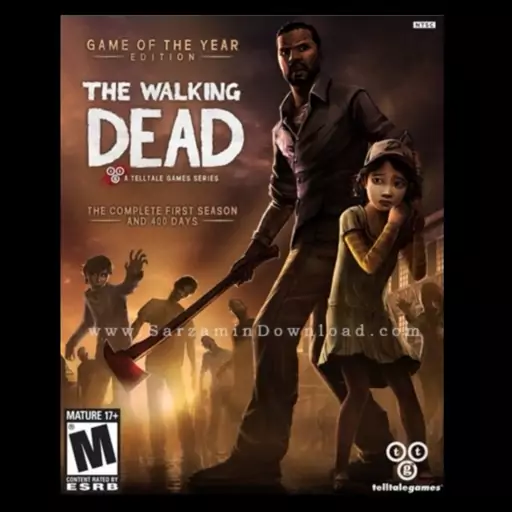 بازی کامپیوتر  مردگان متحرک the walking dead